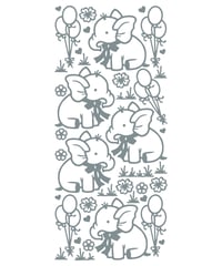 4105-01 Elephants(象・風船)