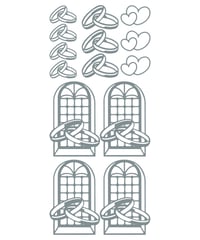 1.133-1 Wedding windows rings(結婚指輪・窓)