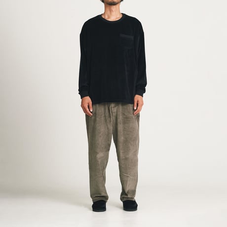 HOLE AND HOLLAND - VELOUR PKT LS