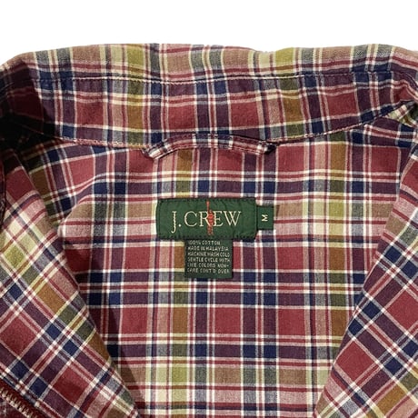 90's J.CREW - Harf Zip Cotton Jacket