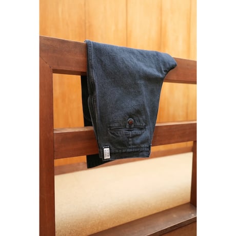 NOROLL - THICKWALK PANTS BLACK DENIM