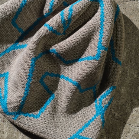 FOUND FEATHER - Stencil Camo Skully - Acrylic Knit