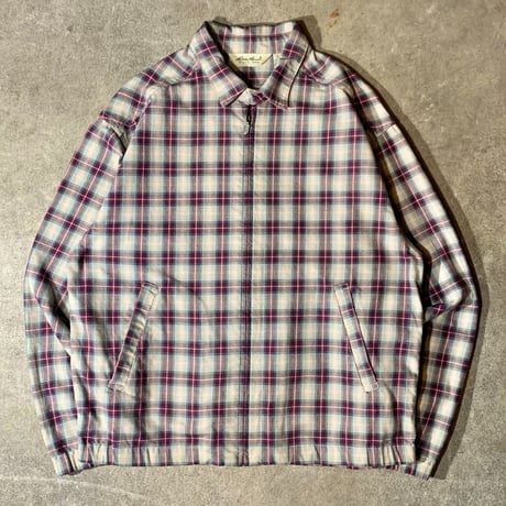 90's Eddie Bauer - Cotton Checked Jacket