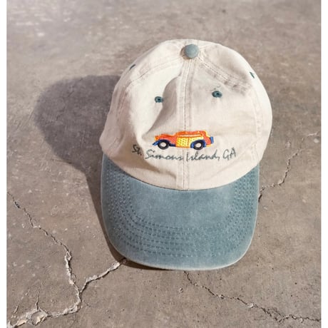 00's St.Simons lsland,GA - 2tone Cotton Cap