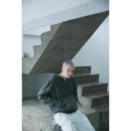 COMFORTABLE REASON - Pigment Coating Hooded Jacket