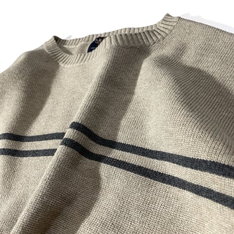 00's ARROW - Striped Cotton Sweater