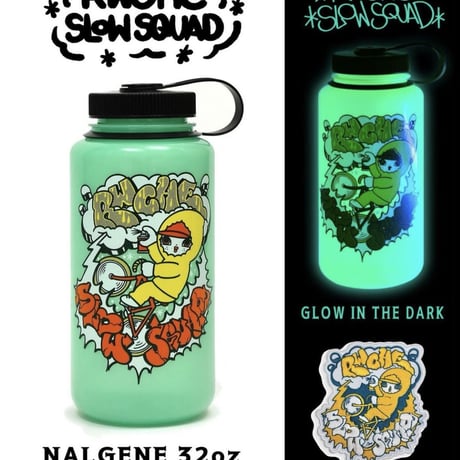 RWCHE×SLOW SQUAD - NALGEN BOTTLE+PATCH