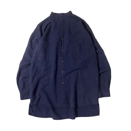90's IN PRIVATE - Band Color Linen Shirt