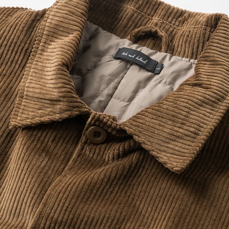 HOLE AND HOLLAND - CORD PUFFY COAT