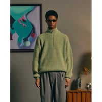COMFORTABLE REASON - Harf Zip Knit