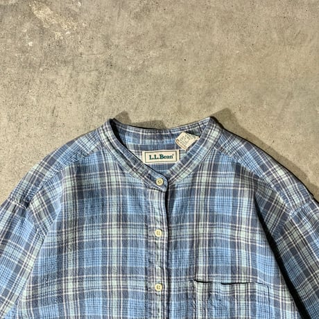 90's L.L.Bean - Band Color Linen Shirt