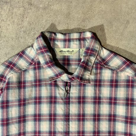 90's Eddie Bauer - Cotton Checked Jacket