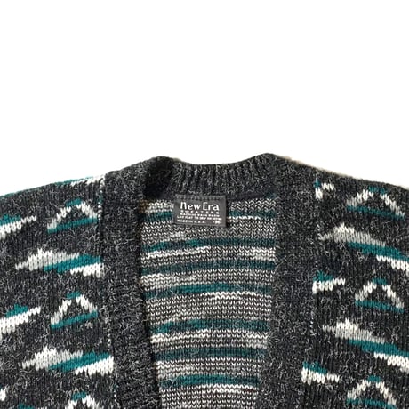 90's New Era - Acrylic Knit Cardigan