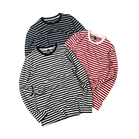 AS COLOUR - Match Stripe L/S Tee