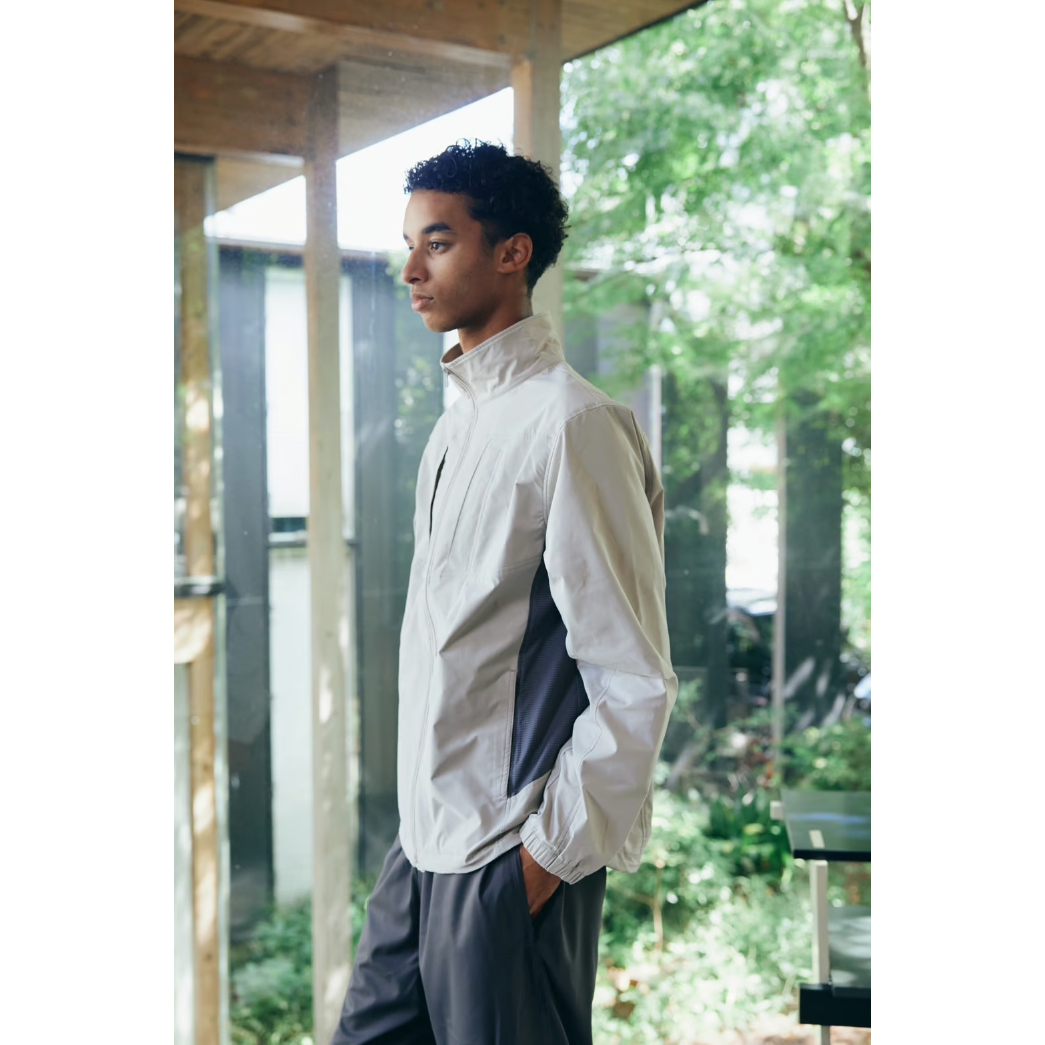 トップス comfortable reason COMFORTABLE REASON - Stand Zip Stretch Jacket |