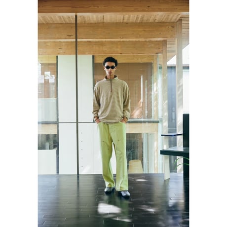COMFORTABLE REASON - Multi Border L/S Stand Zip