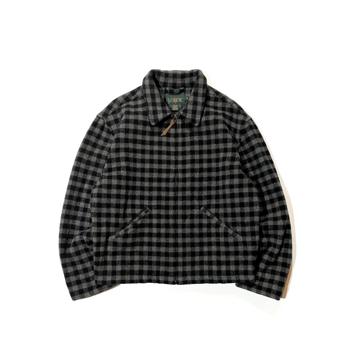 90's J.CREW - Wool Check Jacket | LOFT