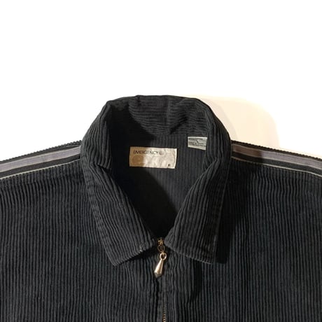 90's Emergency EXIT - Zip Up Corduroy Jacket