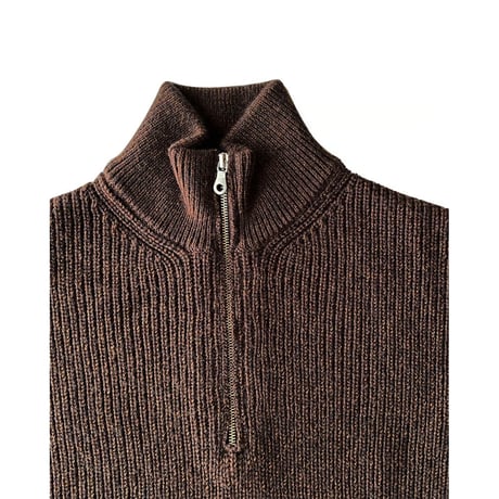 COMFORTABLE REASON - Harf Zip Knit
