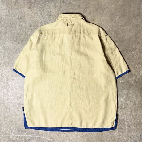 90's GUESS - S/S  Pullover Linen Shirts