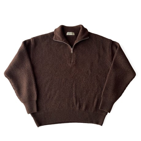 COMFORTABLE REASON - Harf Zip Knit
