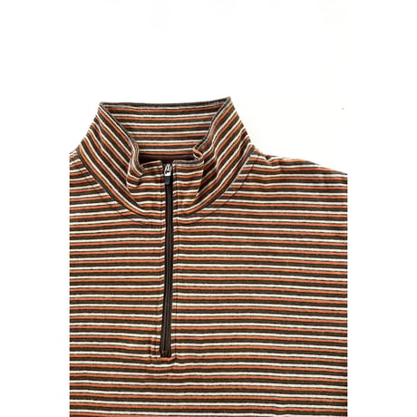 COMFORTABLE REASON - Multi Border L/S Stand Zip
