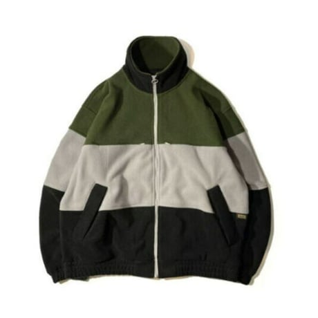 RWCHE - RELAX BORDER FLEECE JACKET