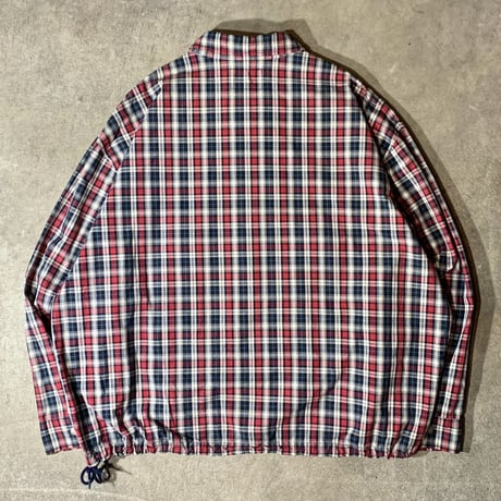 90's J.CREW - Harf Zip Cotton Jacket