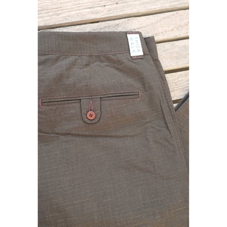 NOROLL - THICKWALK N.WEATHER PANTS DARKEST BROWN
