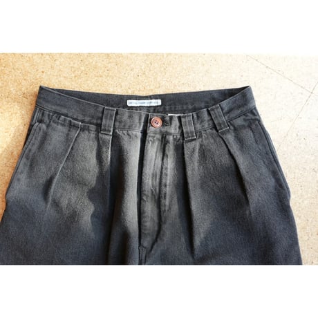 NOROLL - THICKWALK PANTS BLACK DENIM