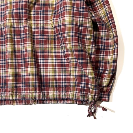 90's J.CREW - Harf Zip Cotton Jacket
