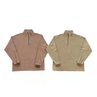 COMFORTABLE REASON - Multi Border L/S Stand Zip
