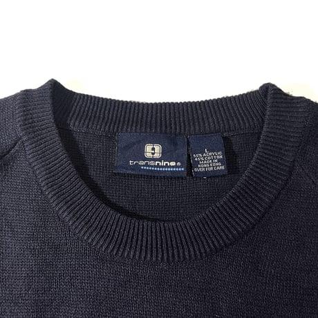 00's transnine - Striped Cotton Sweater
