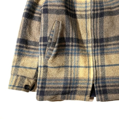 70's WOOL RICH Wool Checked Jacket