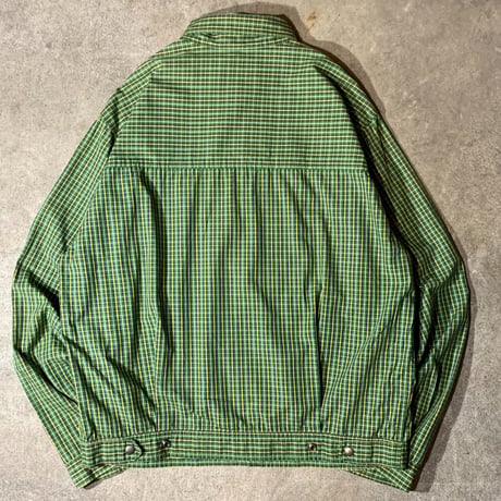 90's J.CREW - Cotton Checked Jacket
