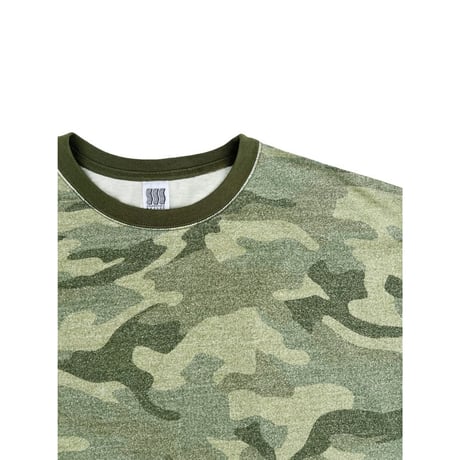 COMFORTABLE REASON - Pigment Dyed Melt Camo Tee