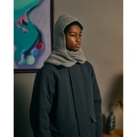 COMFORTABLE REASON - Waffle Hood Scarf
