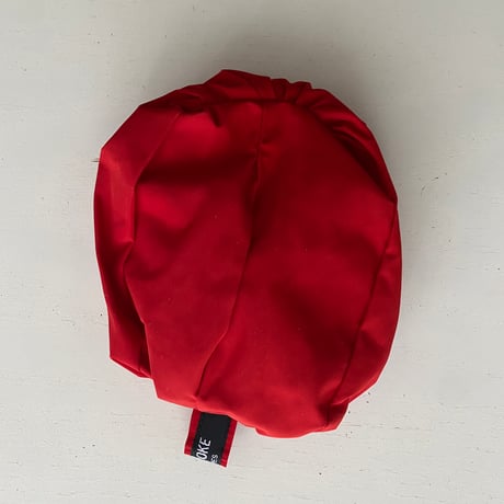 RED taffeta tissue case "PUFF"