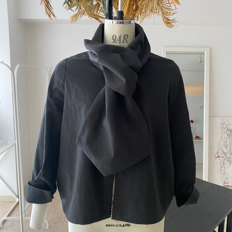 BOW and TIE blouse
