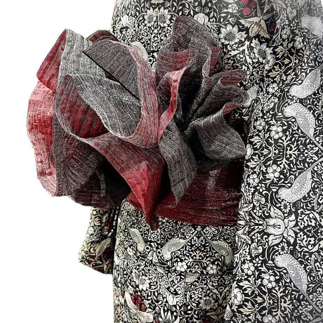 大人兵児帯　【ローズ】【クロコダイルパープル】セット 大人兵児帯【クロコダイル パープル】 大人の兵児帯 浴衣帯 兵児帯