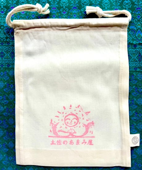 【オンラインストア限定】土佐の海の天日塩「あまみ」とオリジナル巾着ポーチセット