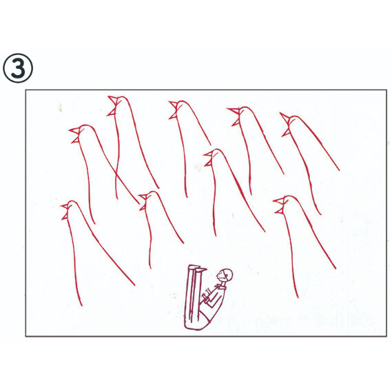 長新太ポストカードセットB（『山の向こうは青い海だった