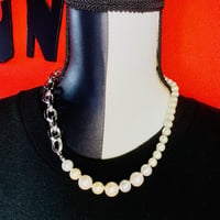 No10.パールビーズチェーンネックレス