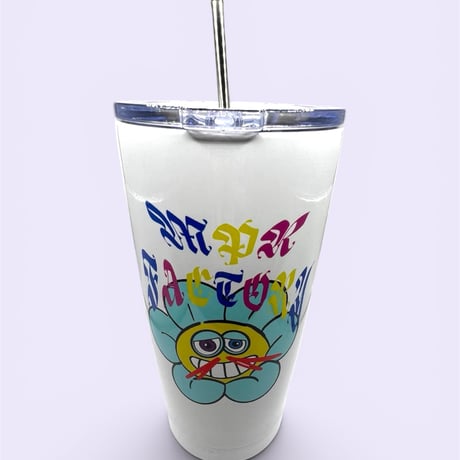 オリジナル 20oz ステンレスロゴタンブラー / ストロー付き