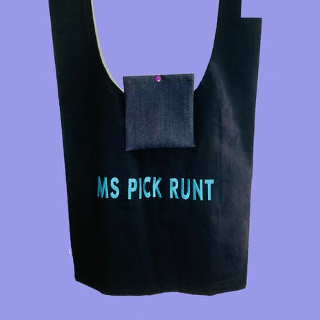 ロゴ刺繍エコバッグ　Lサイズ