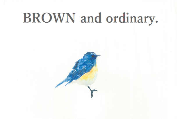 BROWN and ordinary.