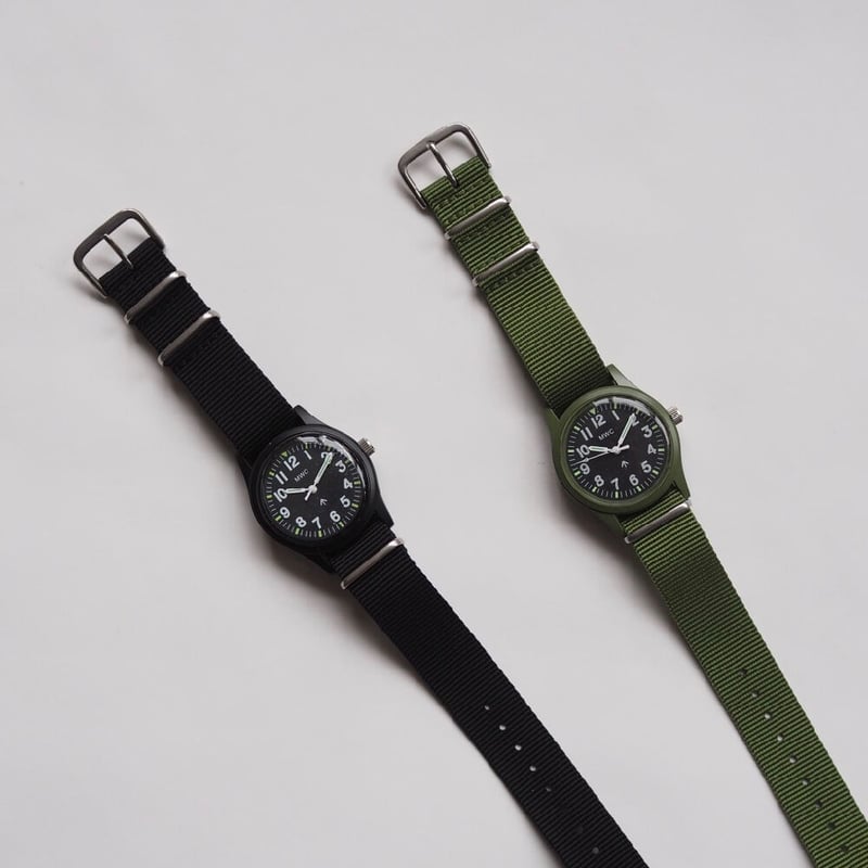 MWC-military watch company-ミリタリーウォッチ ブラック | BRO