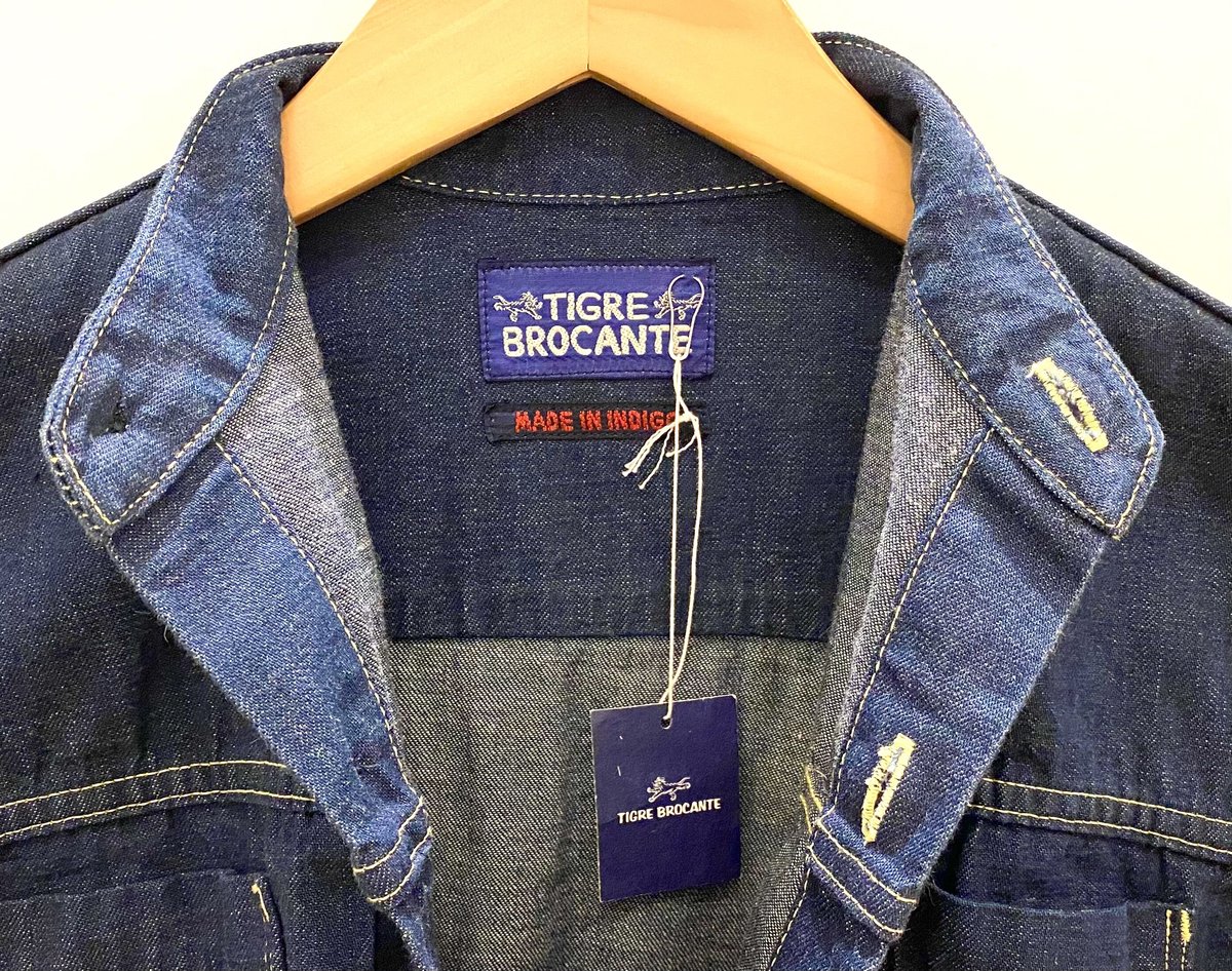 TIGRE BROCANTE ティグルブロカンテ 11オンスデニムバータックシャツ