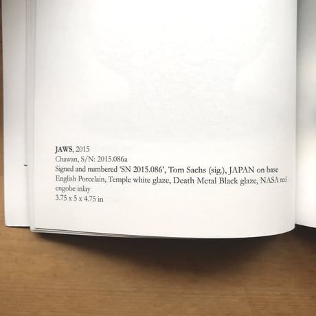 TOM SACHS "CHAWAN (3rd)"
