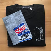MOSA "BULKY T-SHIRTS B&W 2 size M with zine & 2stickers"
